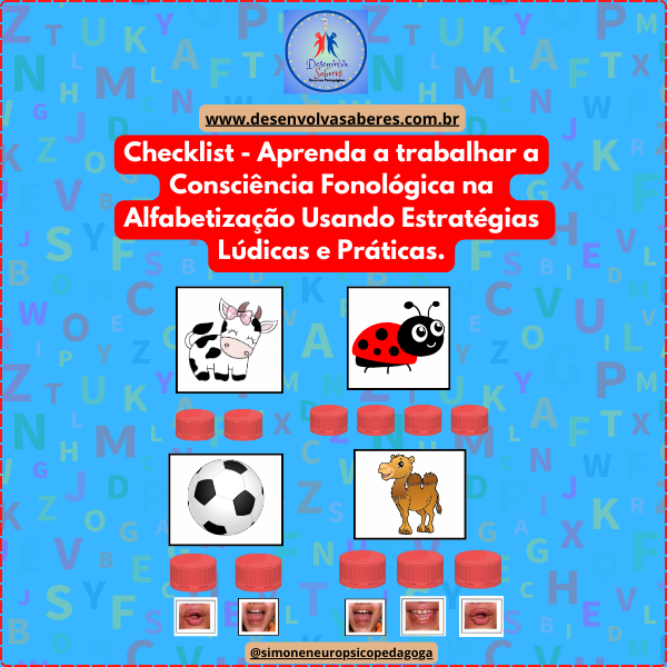 Checklist Aprenda a trabalhar a Consciência Fonológica na