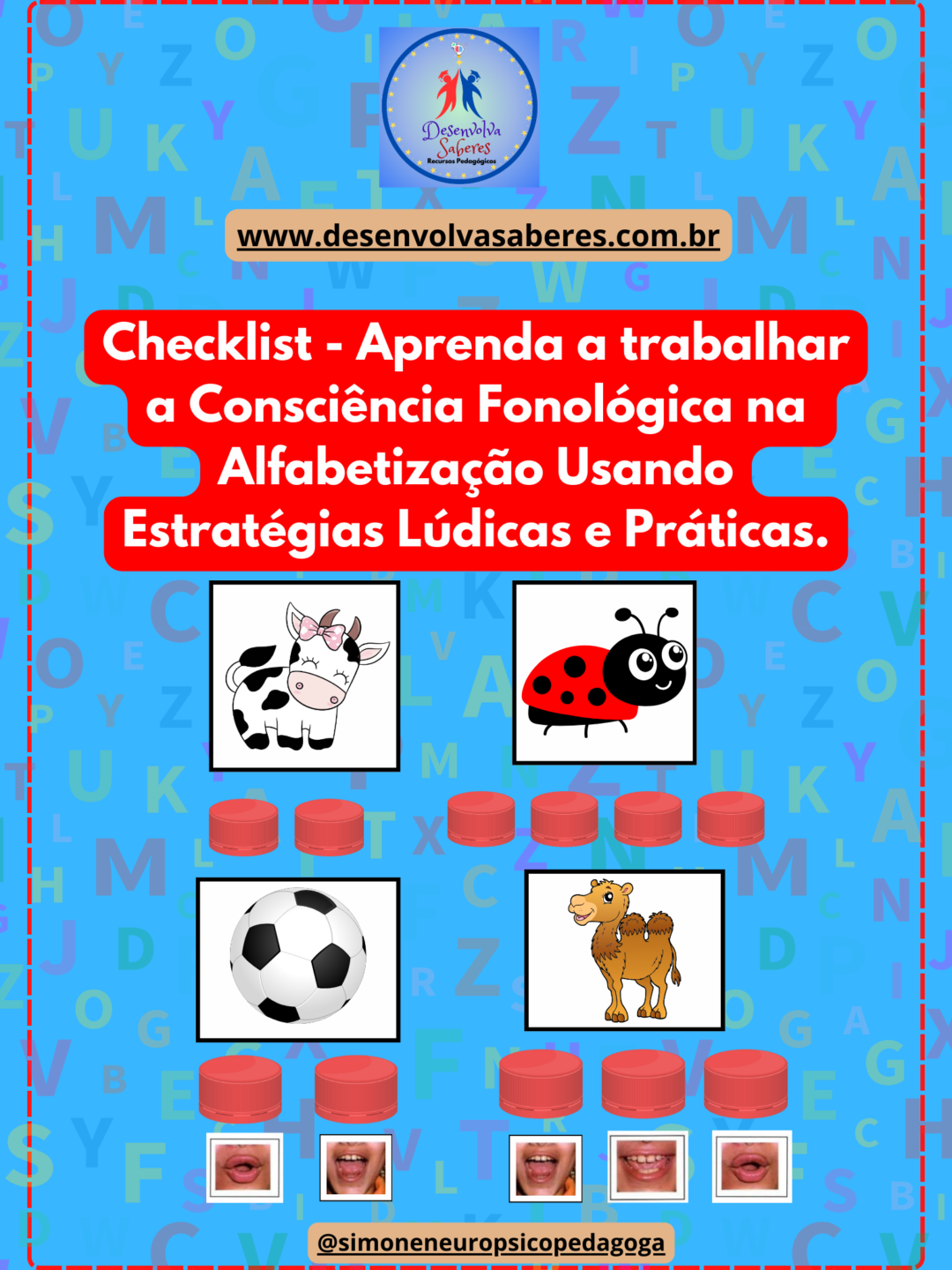 Apostilas com Atividades ALFABETIZAÇÃO + Consciência Fonológica + 2 BRINDES - Pré-escola, Anos Iniciais, Educação Especial e Dificuldades de Aprendizagem - Image 12