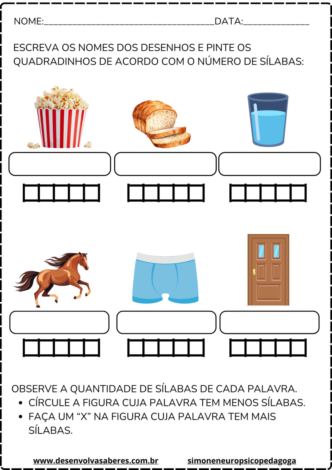 🙌Apostila de Consciência Fonológica – Atividades Interativas para a Alfabetização! - Image 5
