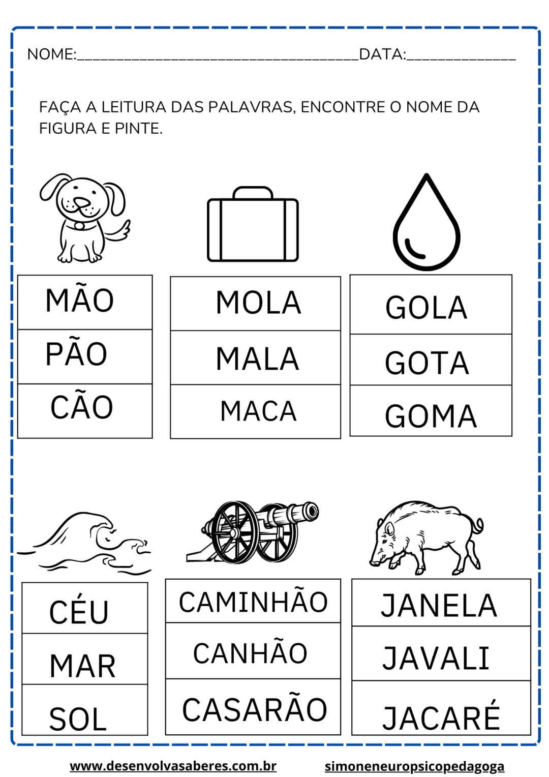 Trabalhe todas as letras do ALFABETO - 232 Páginas - ALFABETIZAÇÃO - Image 11