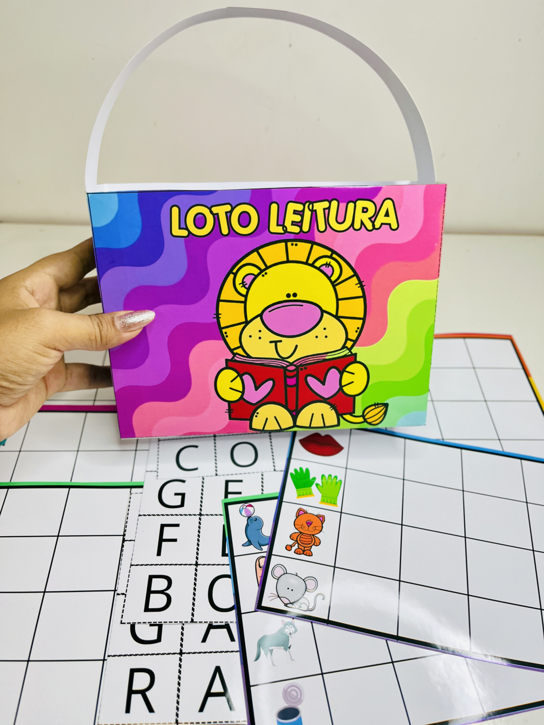 Loto Leitura – Fichas com 80 Palavras Dissílabas para Organizar - Image 4