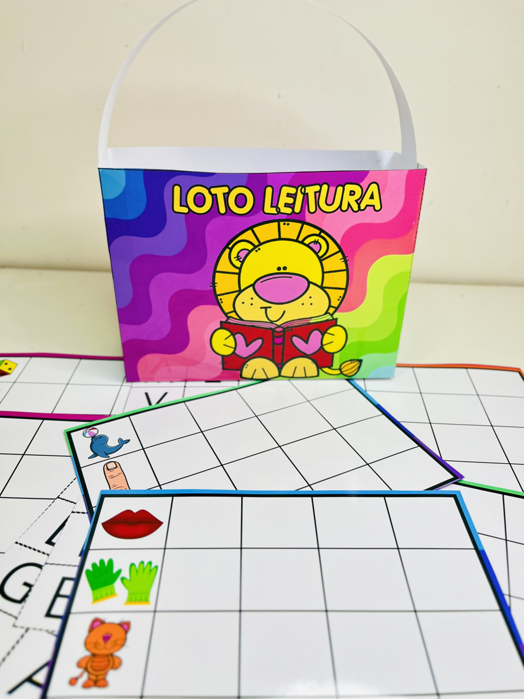 Loto Leitura – Fichas com 80 Palavras Dissílabas para Organizar - Image 6