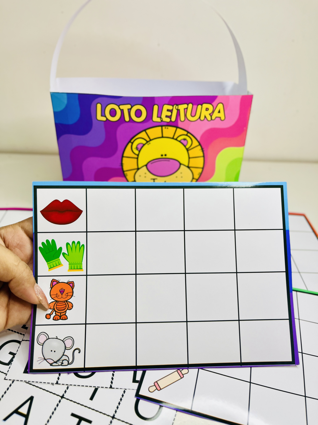 Loto Leitura – Fichas com 80 Palavras Dissílabas para Organizar - Image 2