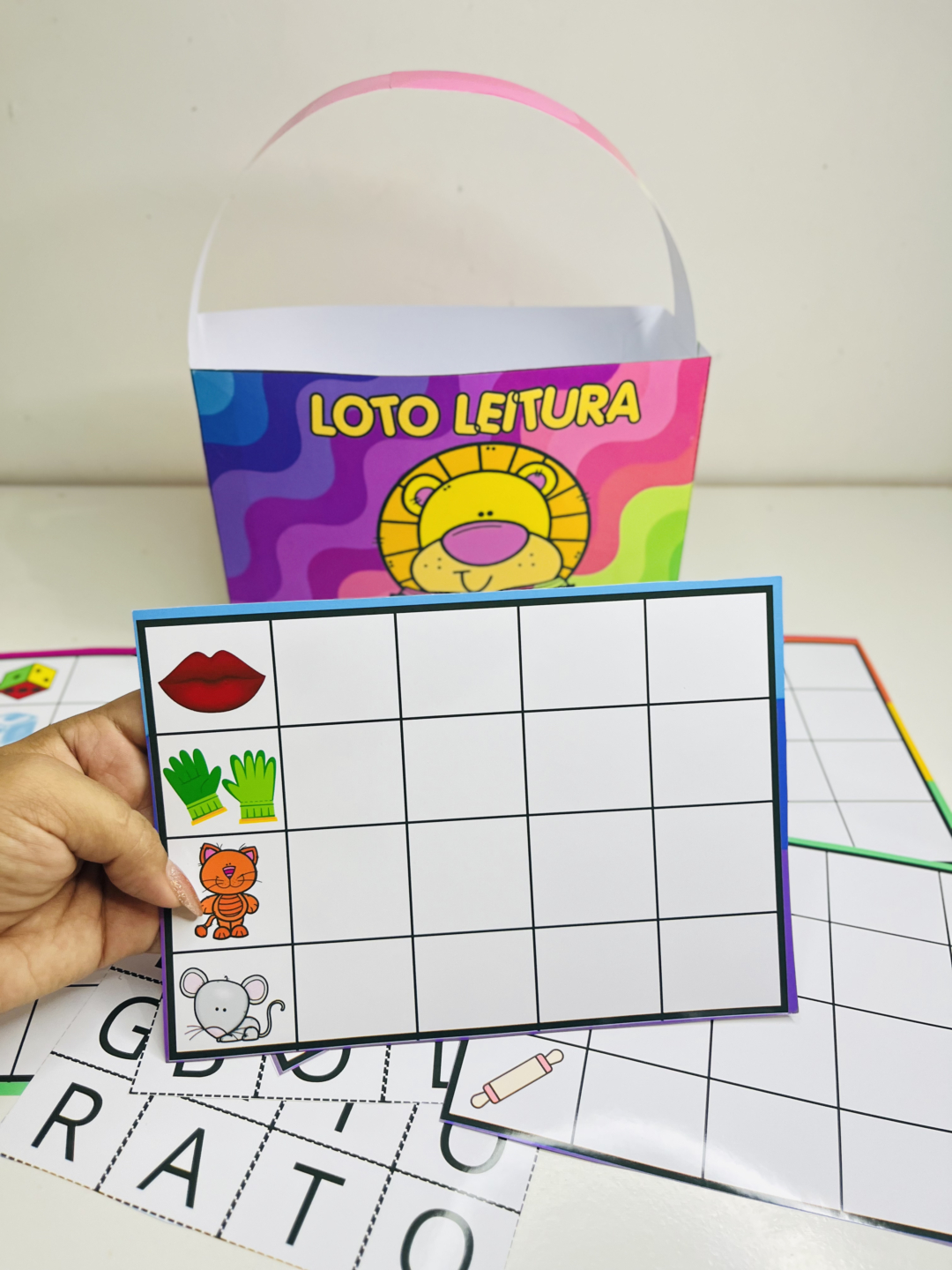 Loto Leitura – Fichas com 80 Palavras Dissílabas para Organizar - Image 7