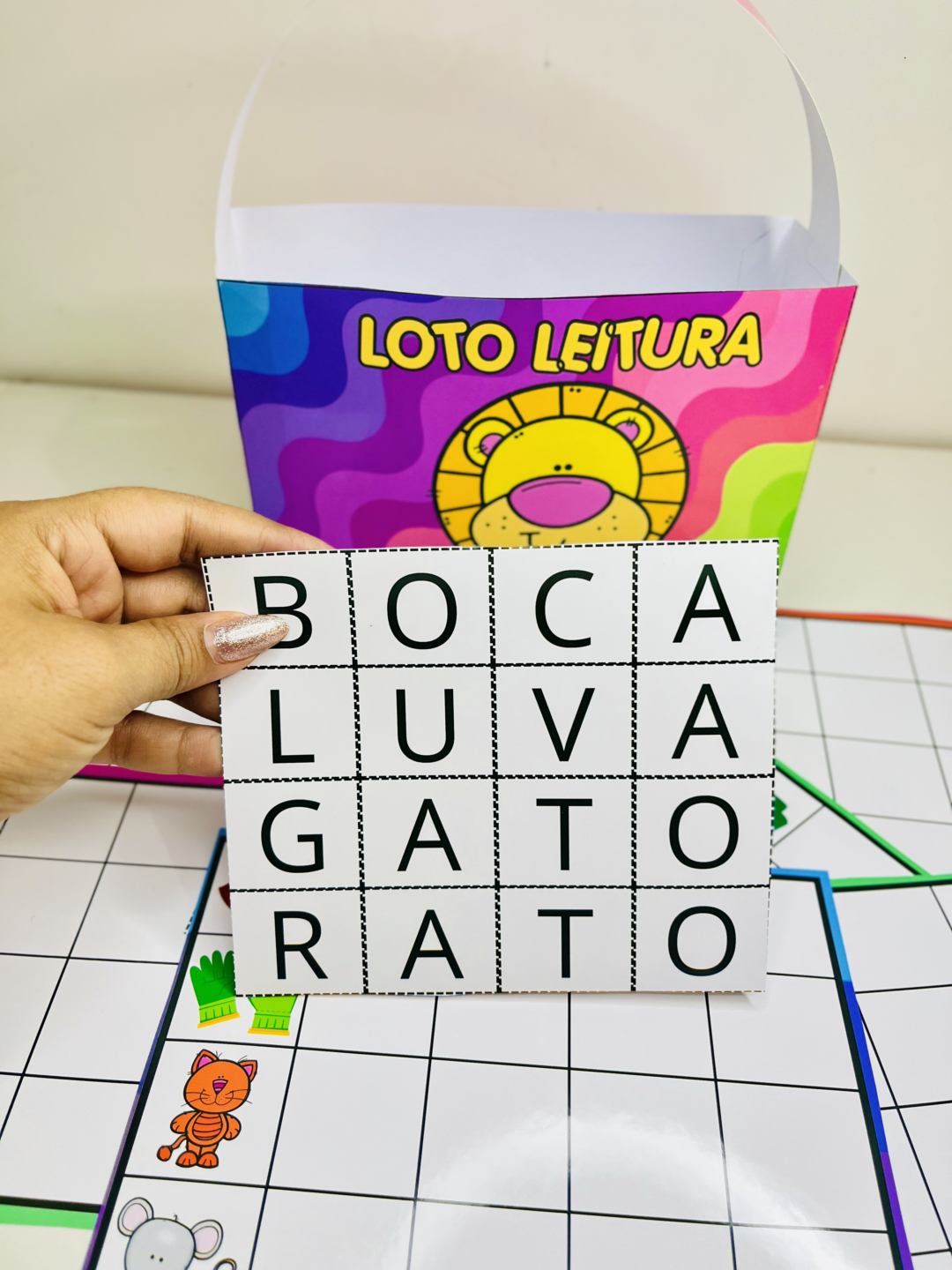 Loto Leitura – Fichas com 80 Palavras Dissílabas para Organizar - Image 9