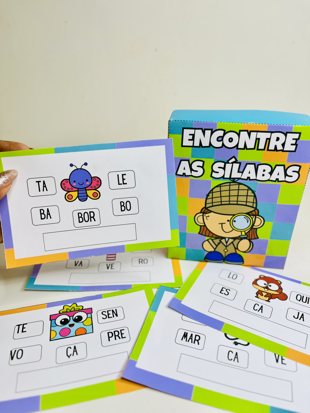 Encontre as Sílabas Corretas e Forme Palavras - Alfabetização - Image 9