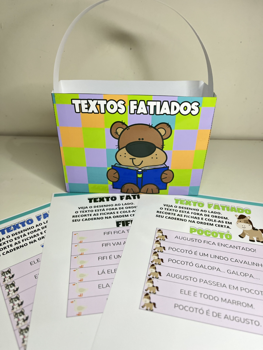 Textos Fatiados – Aprendizado Interativo para fase de ALFABETIZAÇÃO! - Image 2