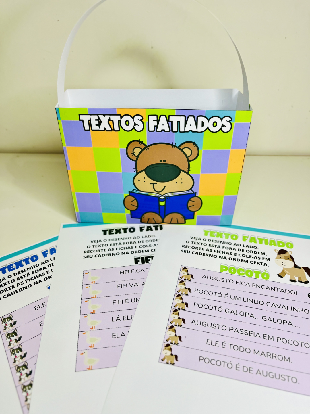 Textos Fatiados – Aprendizado Interativo para fase de ALFABETIZAÇÃO! - Image 3