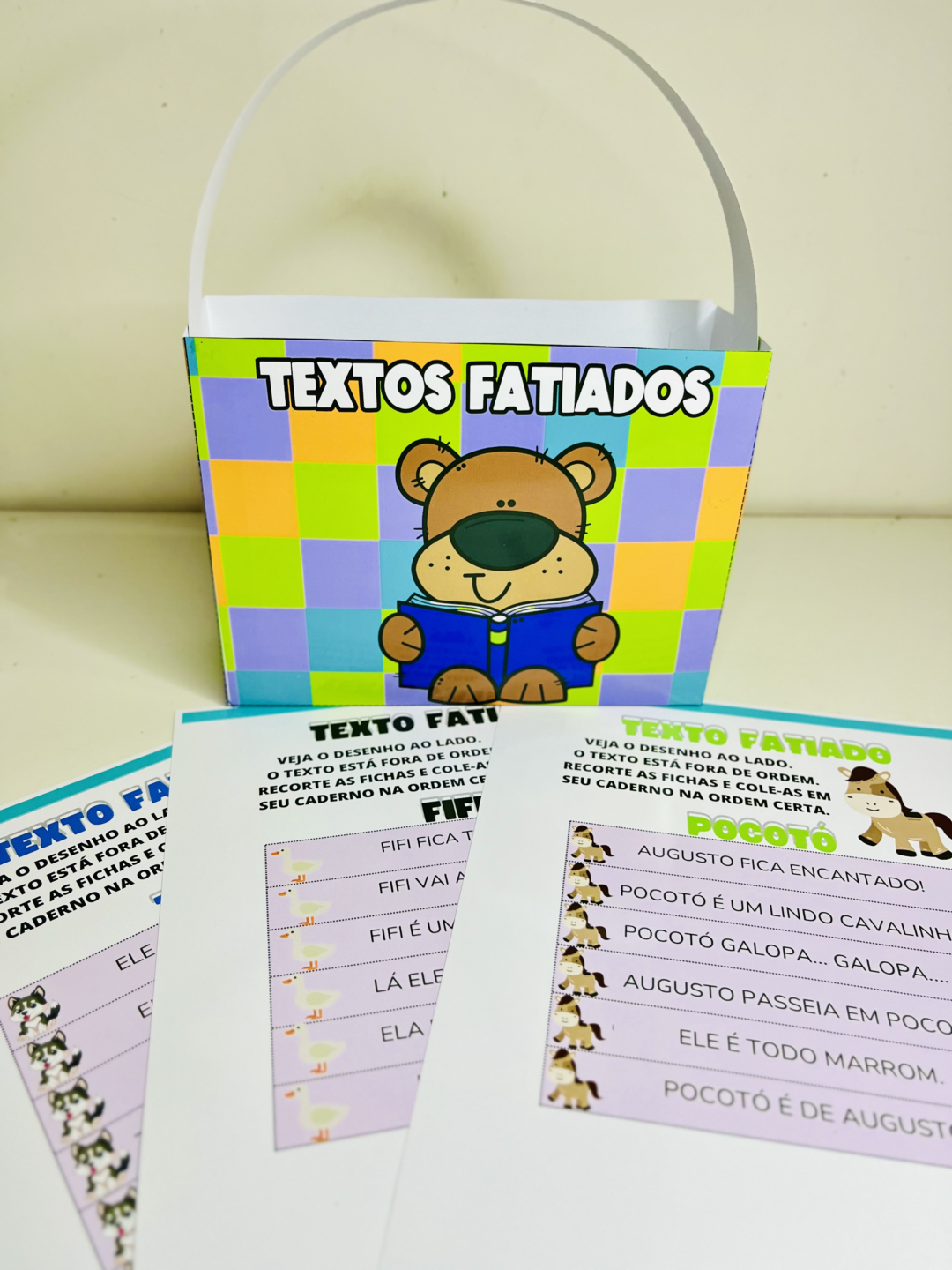 Textos Fatiados – Aprendizado Interativo para fase de ALFABETIZAÇÃO! - Image 4