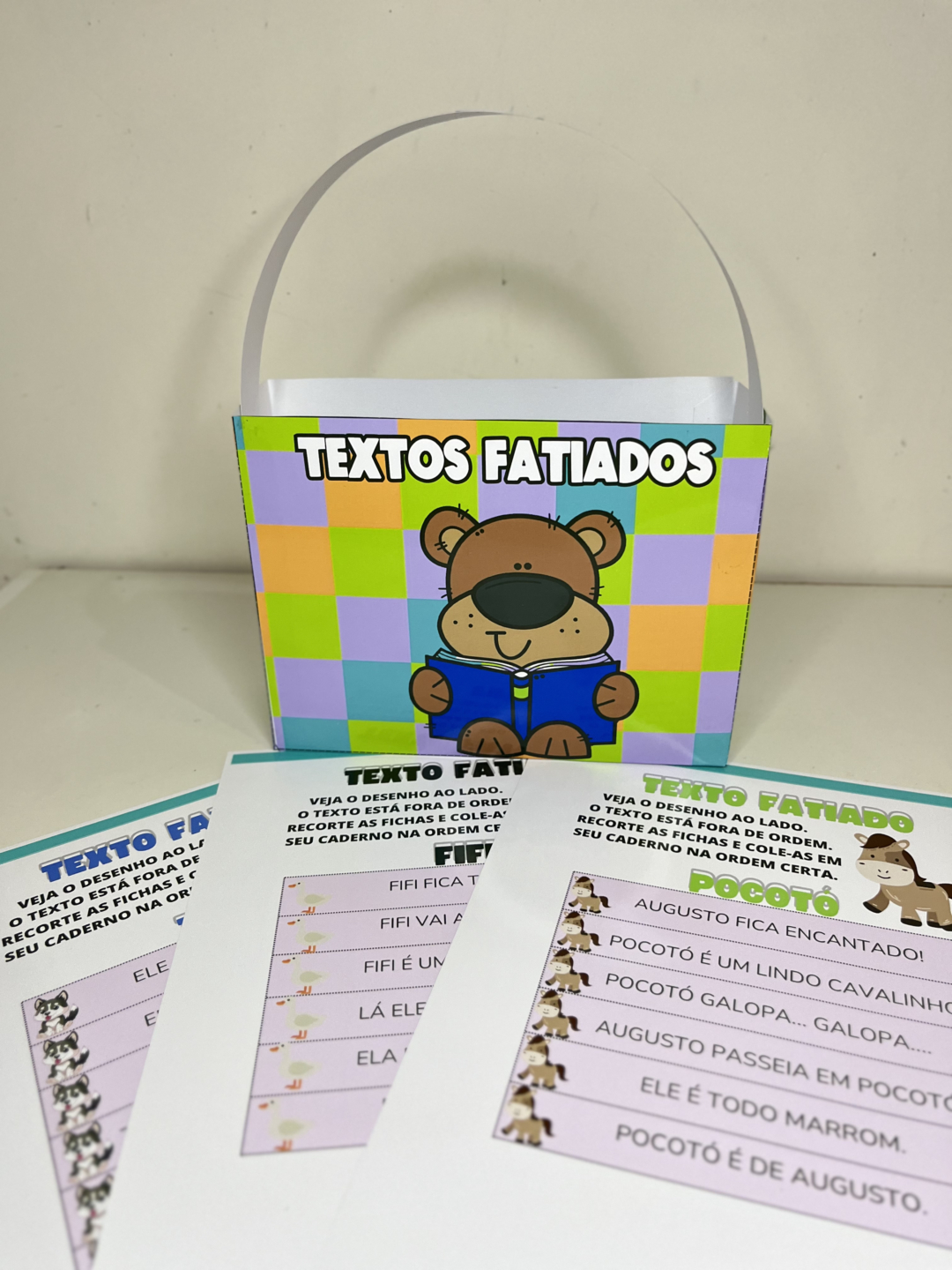 Textos Fatiados – Aprendizado Interativo para fase de ALFABETIZAÇÃO! - Image 5