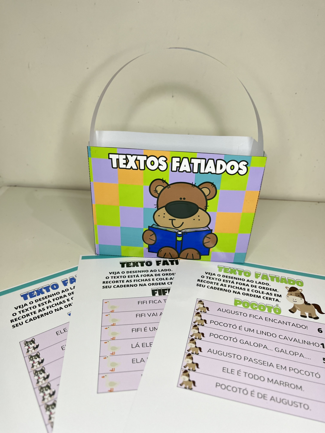 Textos Fatiados – Aprendizado Interativo para fase de ALFABETIZAÇÃO! - Image 6