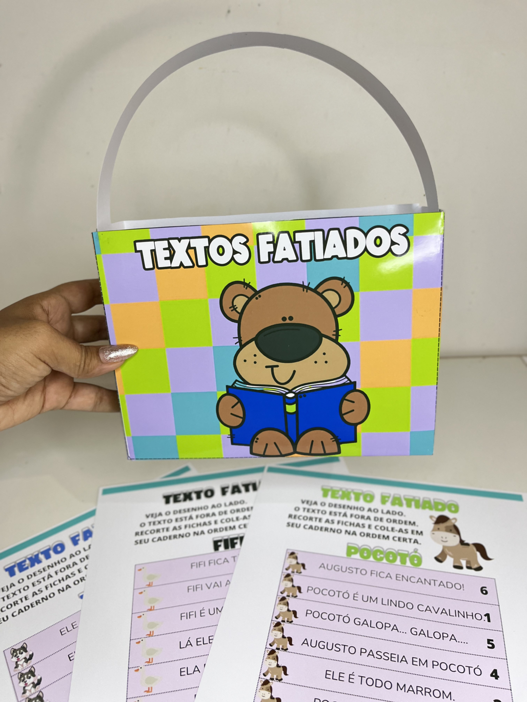 Textos Fatiados – Aprendizado Interativo para fase de ALFABETIZAÇÃO! - Image 8