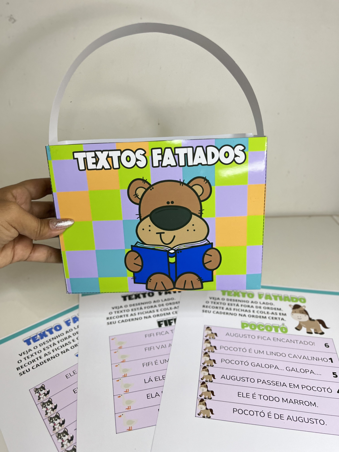 Textos Fatiados – Aprendizado Interativo para fase de ALFABETIZAÇÃO! - Image 9