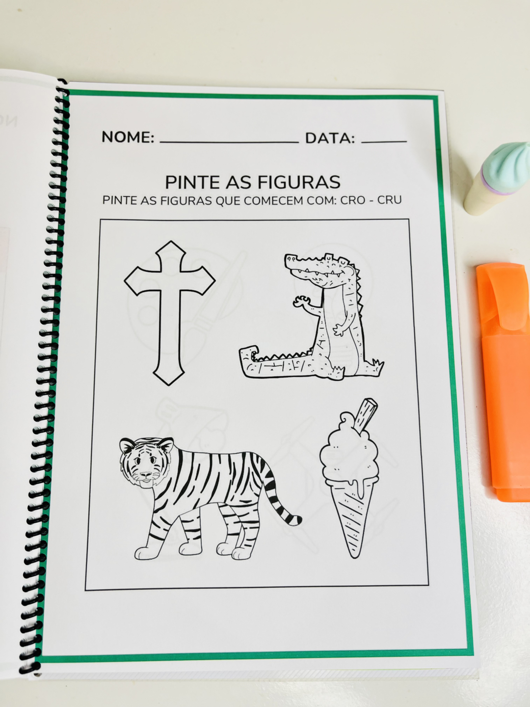 Apostila de Atividades sobre Sílaba Complexa - ALFABETIZAÇÃO - Image 10
