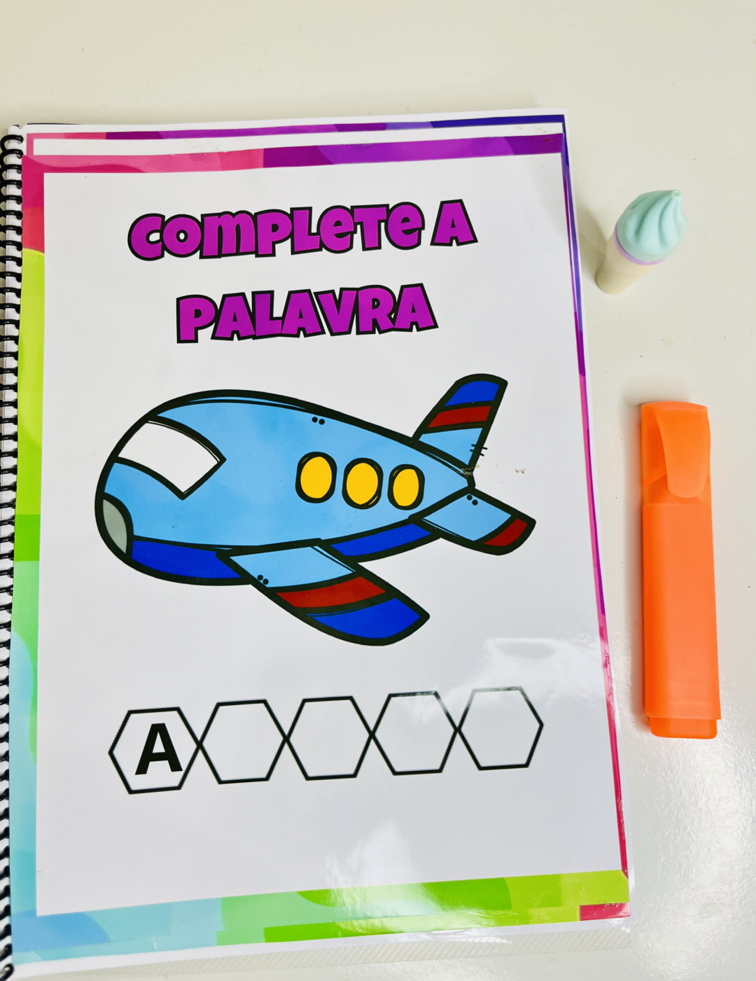 Apostila "Complete as Palavras" - ALFABETIZAÇÃO - Image 2